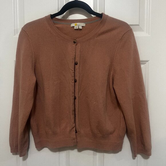 Boden Cropped Cashmere Cardigan - Picture 1 of 2